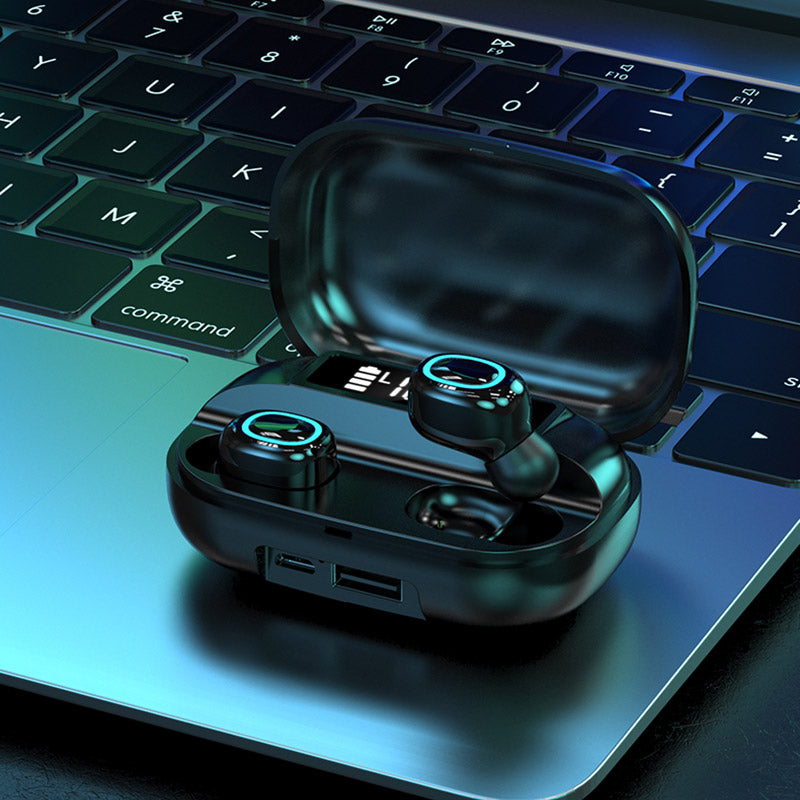 A42 TWS Bluetooth 5.0 Wireless Earphones Touch Control Earbuds with LED Display A42 TWS Bluetooth 5.0 Wireless Earphones Touch Control Earbuds with LED Display